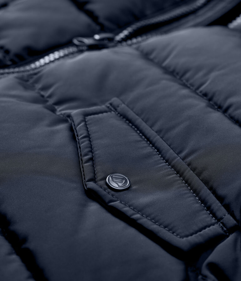 Piumino trapuntato beb&egrave; blu SMOKING