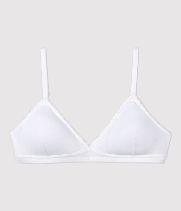 Reggiseno imbottito bianco ragazza bianco