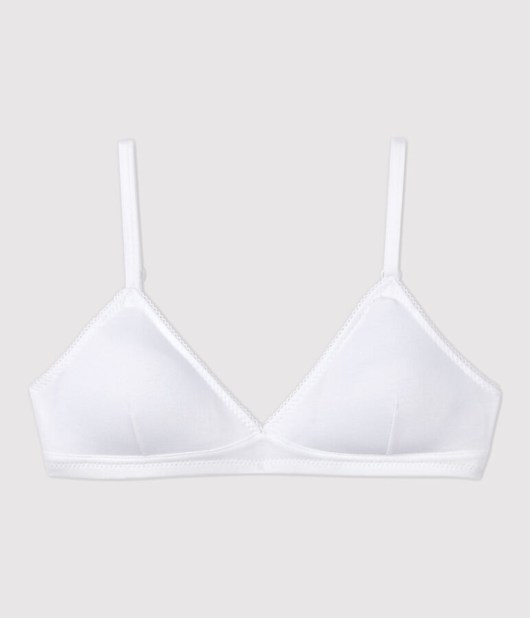 Reggiseno imbottito bianco ragazza bianco ECUME