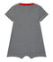 Tutina bebé bambino rigata blu SMOKING/bianco LAIT