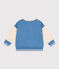 Giacca stile teddy in cotone color block neonato blu ALASKA/ AVALANCHE