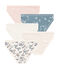 Confezione da 5 culottes bambina in cotone variante 1