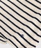 Blusa bebè a maniche corte in jersey bianco AVALANCHE/blu SMOKING