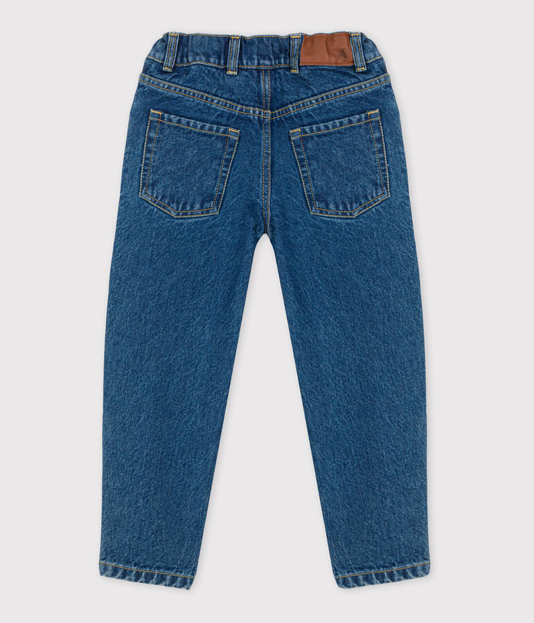 Pantaloni in denim 100% eco-friendly bambino blu BLEU DELAVE