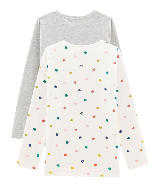 Duo t-shirt maniche lunghe bambina variante 1