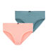 Lotto di 2 slip vita alta donna
