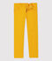 Pantaloni slim bambino in serge giallo BOUDOR