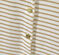 Cardigan bambina rigato bianco MARSHMALLOW/marrone EM DORE