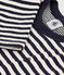 T-shirt maniche lunghe in tubique bambino blu SMOKING/ AVALANCHE