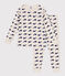 Pigiama in cotone con fantasia di balene bambino beige MONTELIMAR/blu MEDIEVAL