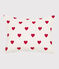 Cuscino cuore rosso in popeline bianco MARSHMALLOW/rosso TERKUIT