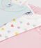 Set di T-ahirt a maniche corte in cotone a cuori bambino multicolore