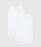 Confezione da 2 body con spalline bebè femmina variante 1