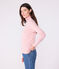 Dolcevita iconico in cotone donna rosa JOLI