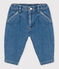 Jeans bebè in denim 100% eco-friendly blu DENIM