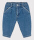 Jeans bebè in denim 100% eco-friendly
