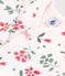 Pigiama in cotone a fiori neonato rosa FLEUR/bianco MULTICO