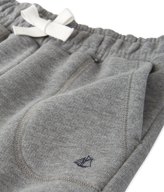 Pantaloni per bambino in molleton grigio SUBWAY CHINE