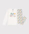 Pigiama bambino in cotone bianco MARSHMALLOW/bianco MULTICO