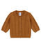 Cardigan in tricot lana e cotone per bebé unisex marrone BRINDILLE
