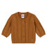 Cardigan in tricot lana e cotone per bebé unisex