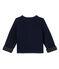 Cardigan bebè femmina in tubique trapuntato blu SMOKING CN