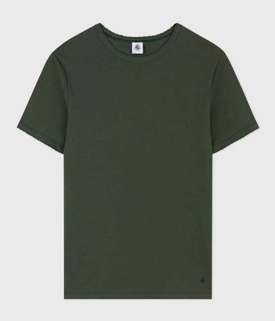 T-shirt L'ICONIQUE cocotte in cotone Donna verde AVORIAZ