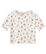 T-shirt bambina in tubique leggero stampata
