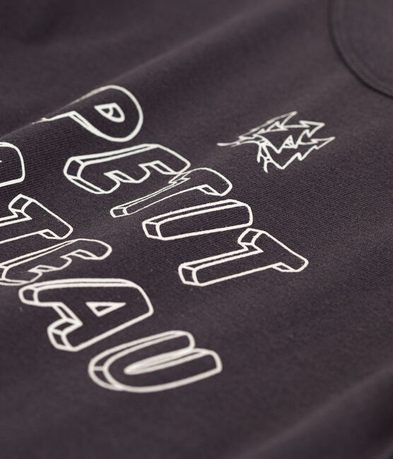 T-shirt bambino a maniche lunghe in cotone grigio DUMBO