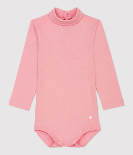 Body in cotone bebè rosa CHARME