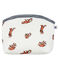 Borsina a costine bianco MARSHMALLOW+CARMIN/rosso MULTICO