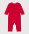 Pigiama senza piedini in cotone neonato rosso CORRIDA
