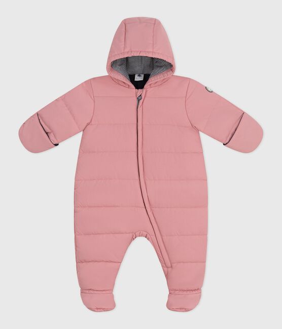 Tutina imbottita in poliestere neonato rosa CHARME