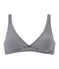 reggiseno in jersey lycra seconda pelle blu ABYSSE/bianco LAIT