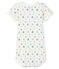 Body unitario a maniche corte stampa navy neonato bianco MARSHMALLOW/bianco MULTICO