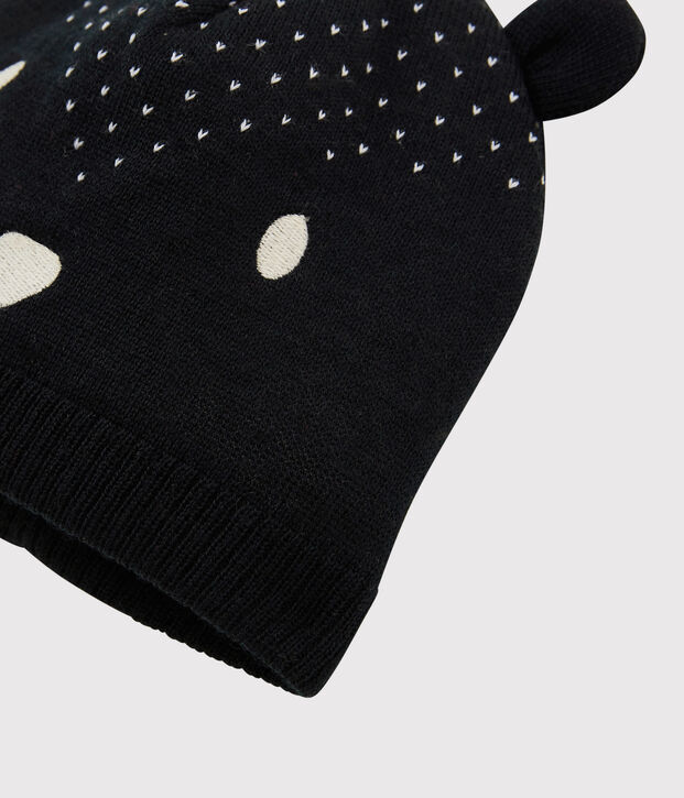 Cappellino in tricot beb&egrave;. blu