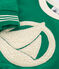 Maglia in tessuto felpato neonato verde JARDIN