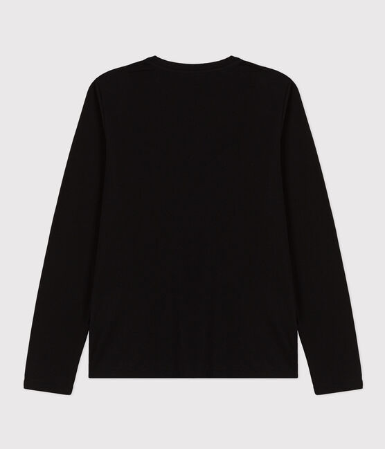 T-shirt LE DROIT scollo a V in cotone Donna nero NOIR
