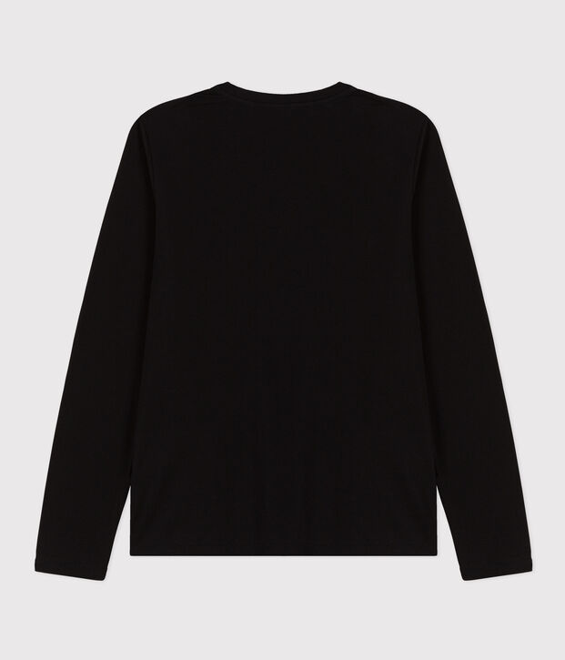 T-shirt LE DROIT scollo a V in cotone Donna nero