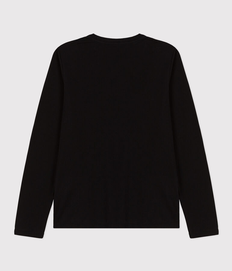 T-shirt LE DROIT scollo a V in cotone Donna nero