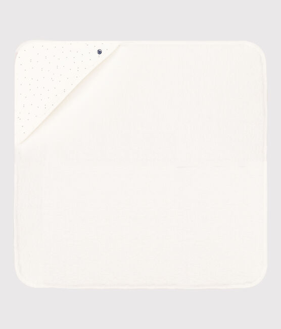 Asciugamano quadrato in spugna bianco MARSHMALLOW/grigio GRIS