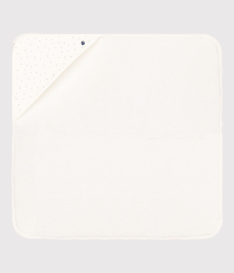 Asciugamano quadrato in spugna bianco MARSHMALLOW/grigio GRIS