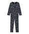 Pigiama per bambina blu SMOKING/bianco ECUME