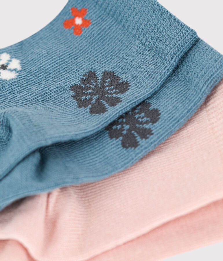 Confezione da 2 paia di calzini beb&egrave; multicolore