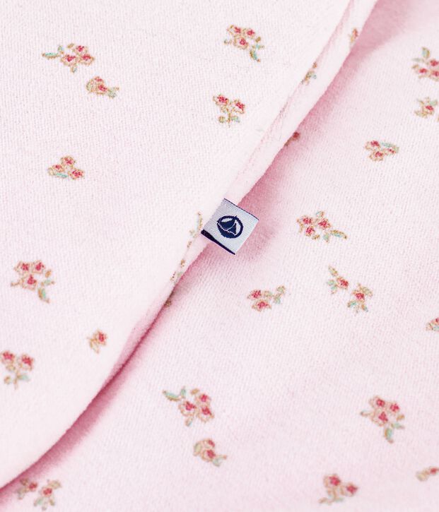 Sacco nanna in ciniglia con stampa a fiori neonato TOG 3 rosa/multicolore
