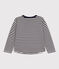 T-shirt maniche lunghe in tubique bambino blu SMOKING/ AVALANCHE