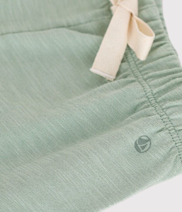 Shorts in jersey leggero beb&egrave; verde