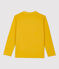 T-shirt bambino a maniche lunghe in cotone giallo BOUDOR