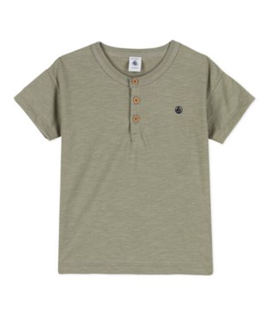 T-shirt  maniche corte in cotone bambino verde MARECAGE