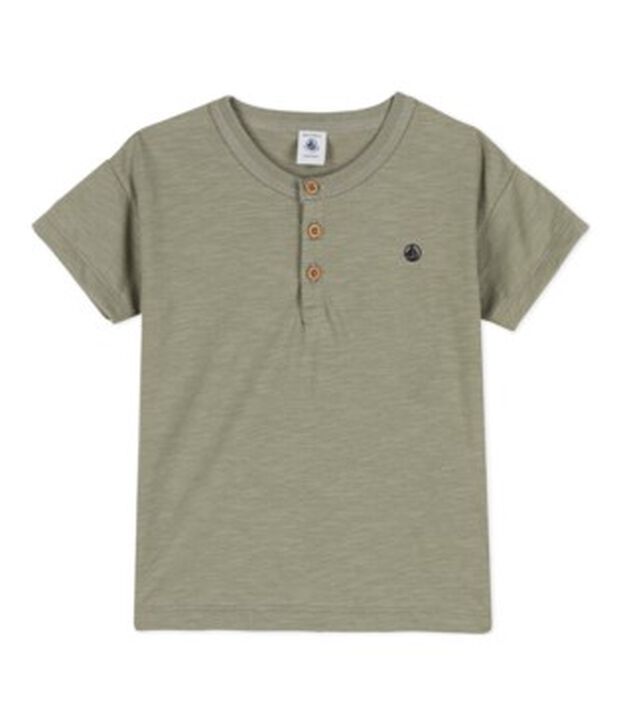 T-shirt  maniche corte in cotone bambino verde